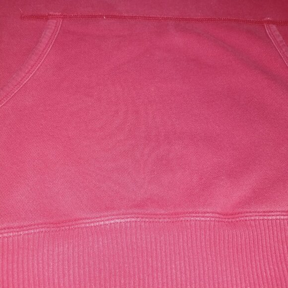 Polo Jeans Co. Men's Heavy Hooded Sweatshirt Medium Red Black White - Picture 6 of 8